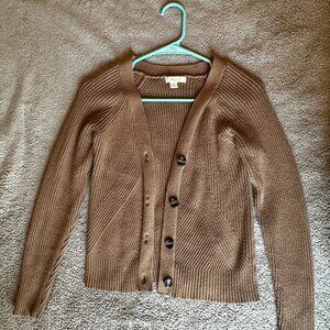 Brown tan cardigan sweater tj maxx